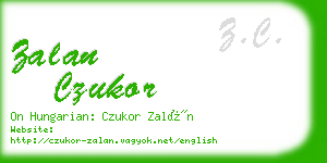 zalan czukor business card